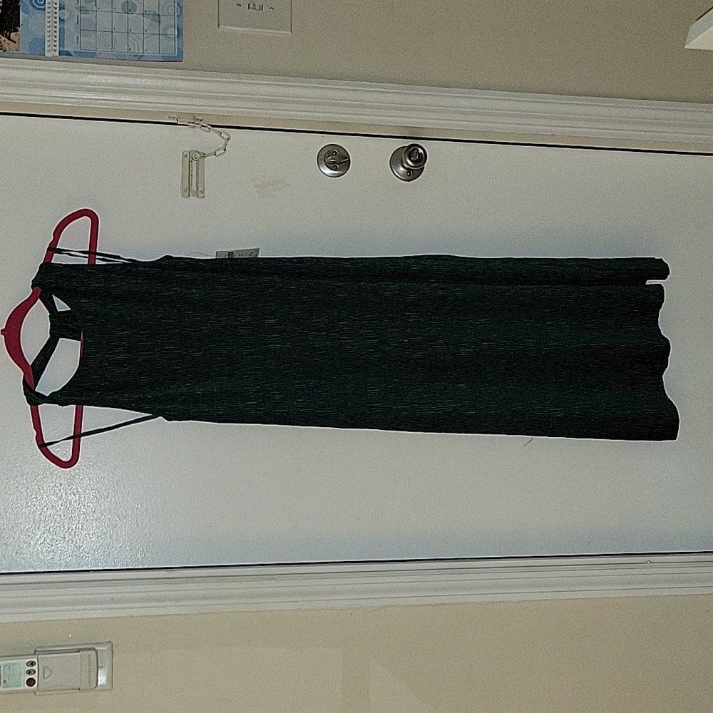 NWT Dark green long dress